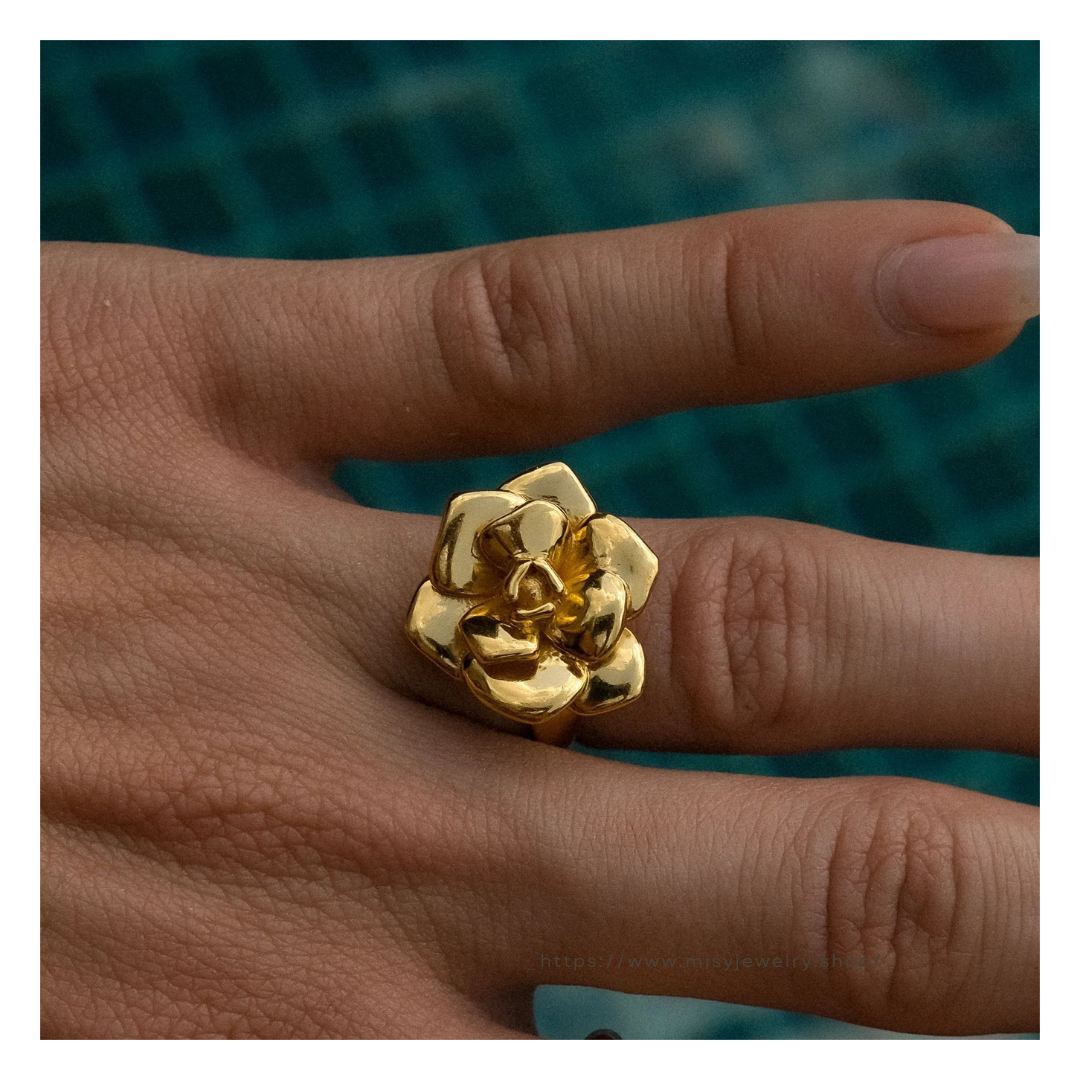 316L Rose Ring 詳細画像1｜Misy Jewelry
