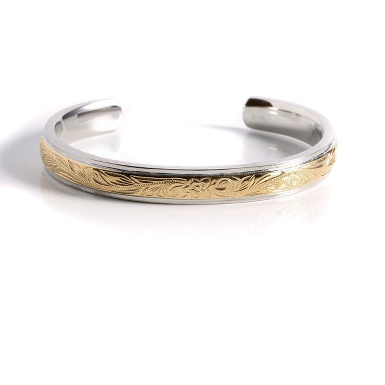 316L Hawaiian Bangle Plumeria - ブレスレット｜Misy Jewelry