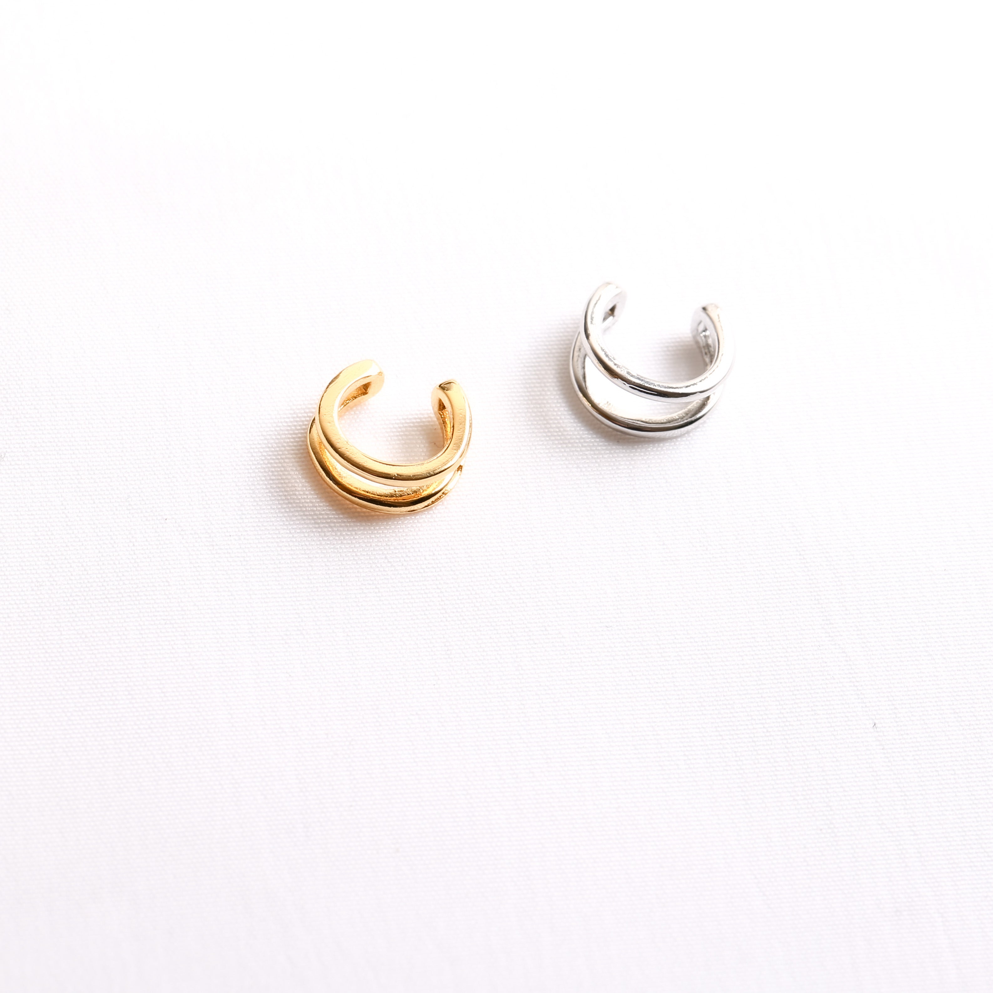 s925 Double ear cuff (Single) — 着用イメージ | リング | サージカルステンレス316L | Misy Jewelry