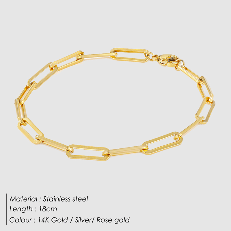 316L Link Chain Bracelet 詳細画像6｜Misy Jewelry