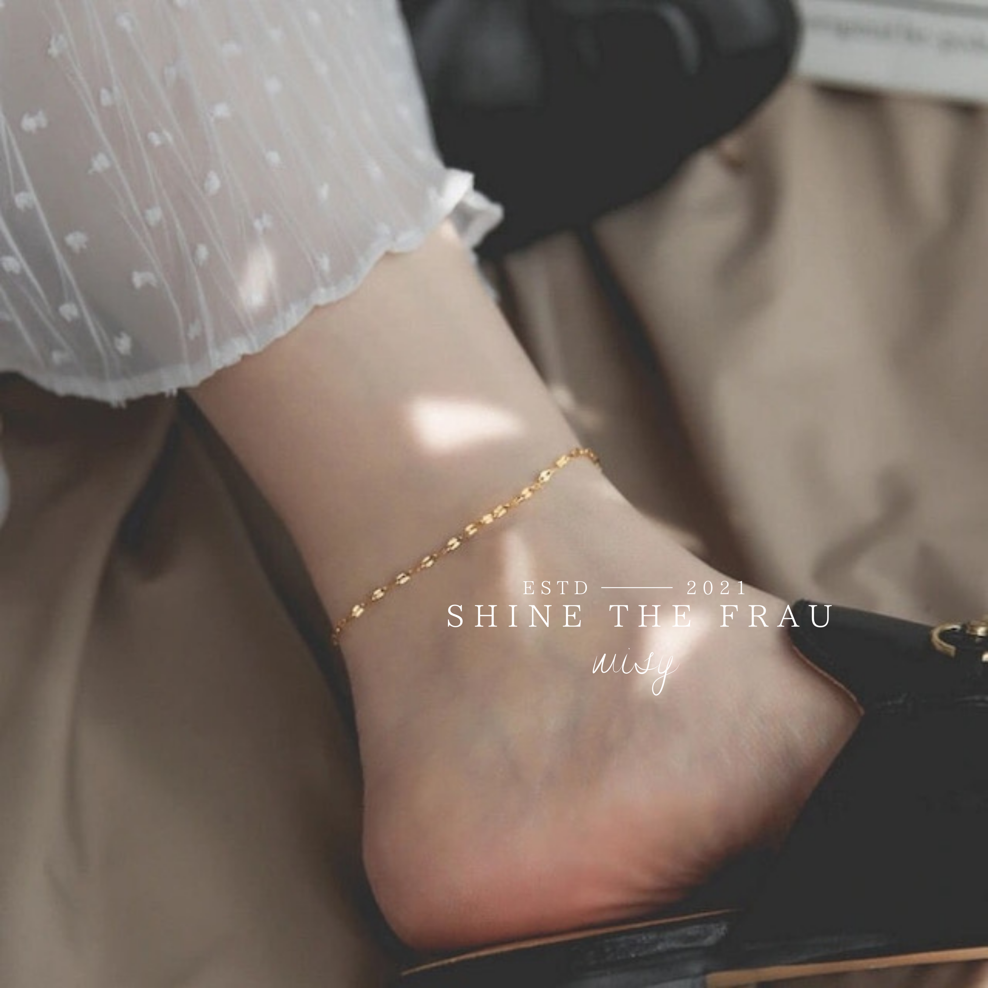 316L Petal Anklet — ディテール | ブレスレット | サージカルステンレス316L | Misy Jewelry