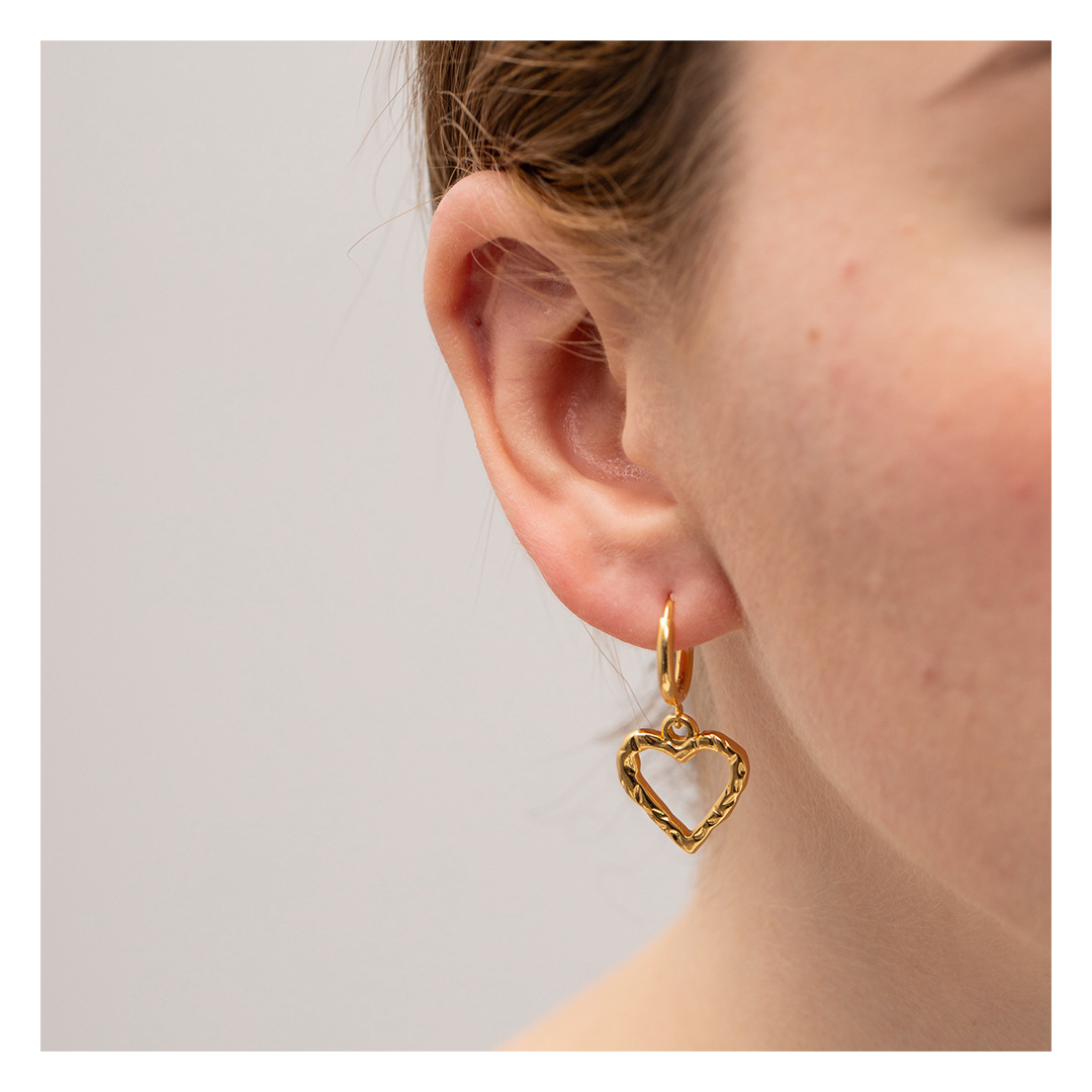 316L Heart Round Pierce | リング | サージカルステンレス316L | Misy Jewelry