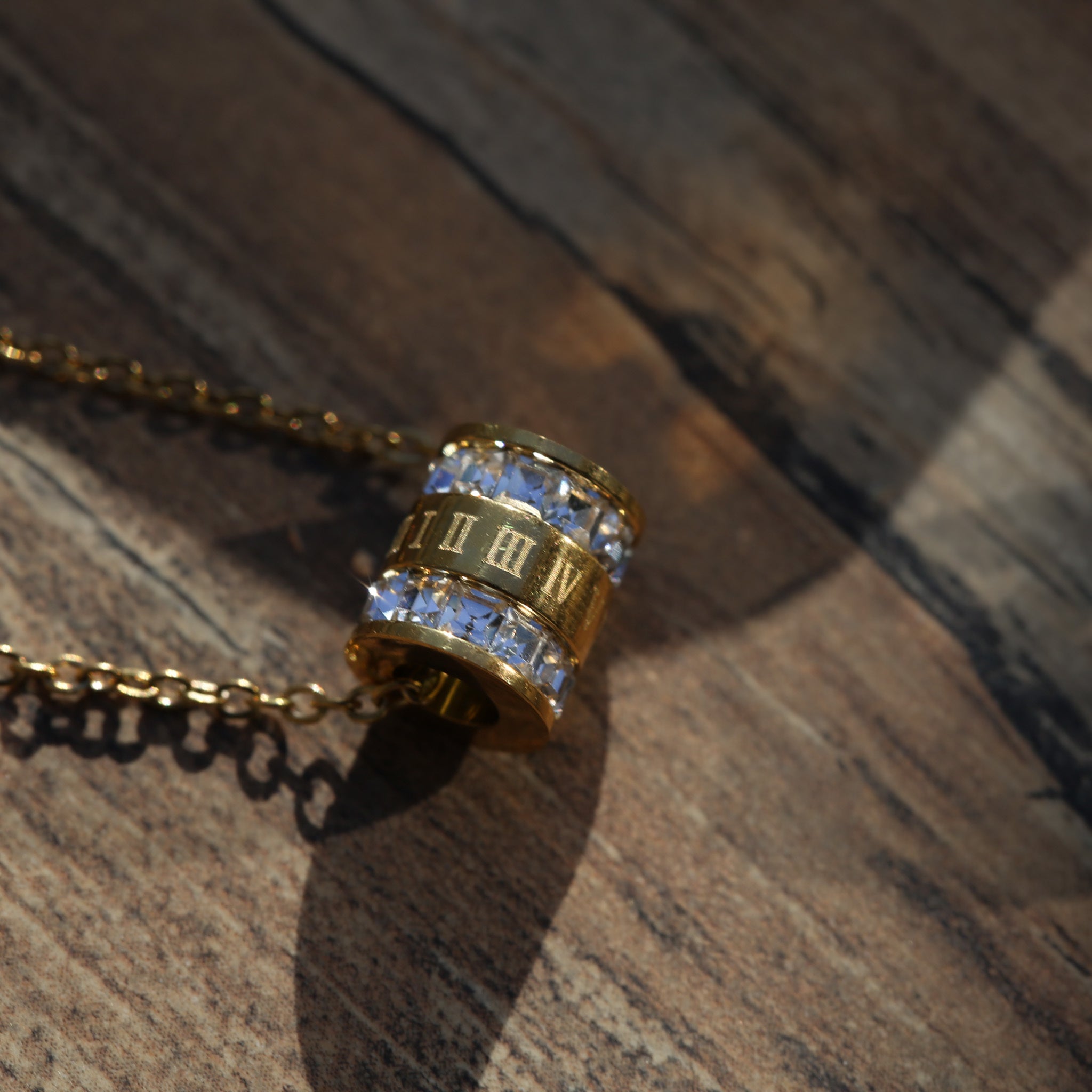 316L Roman Barrel Necklace 詳細画像1｜Misy Jewelry