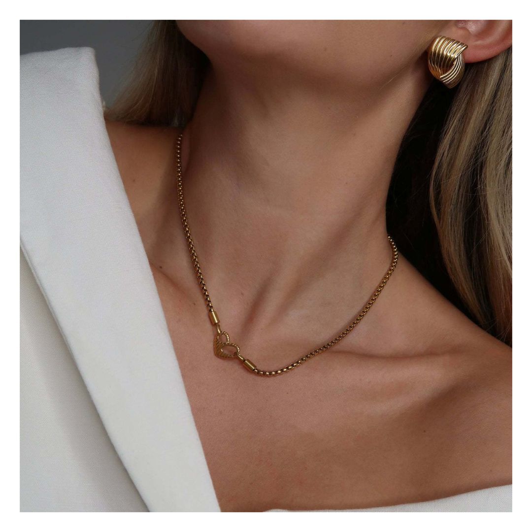 316L Heart Necklace~I am worthy~ 詳細画像1｜Misy Jewelry