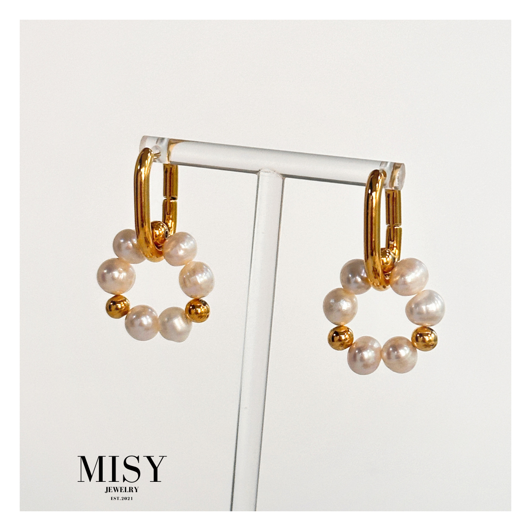 316L Circle Perl Pierce — ディテール | リング | サージカルステンレス316L | Misy Jewelry