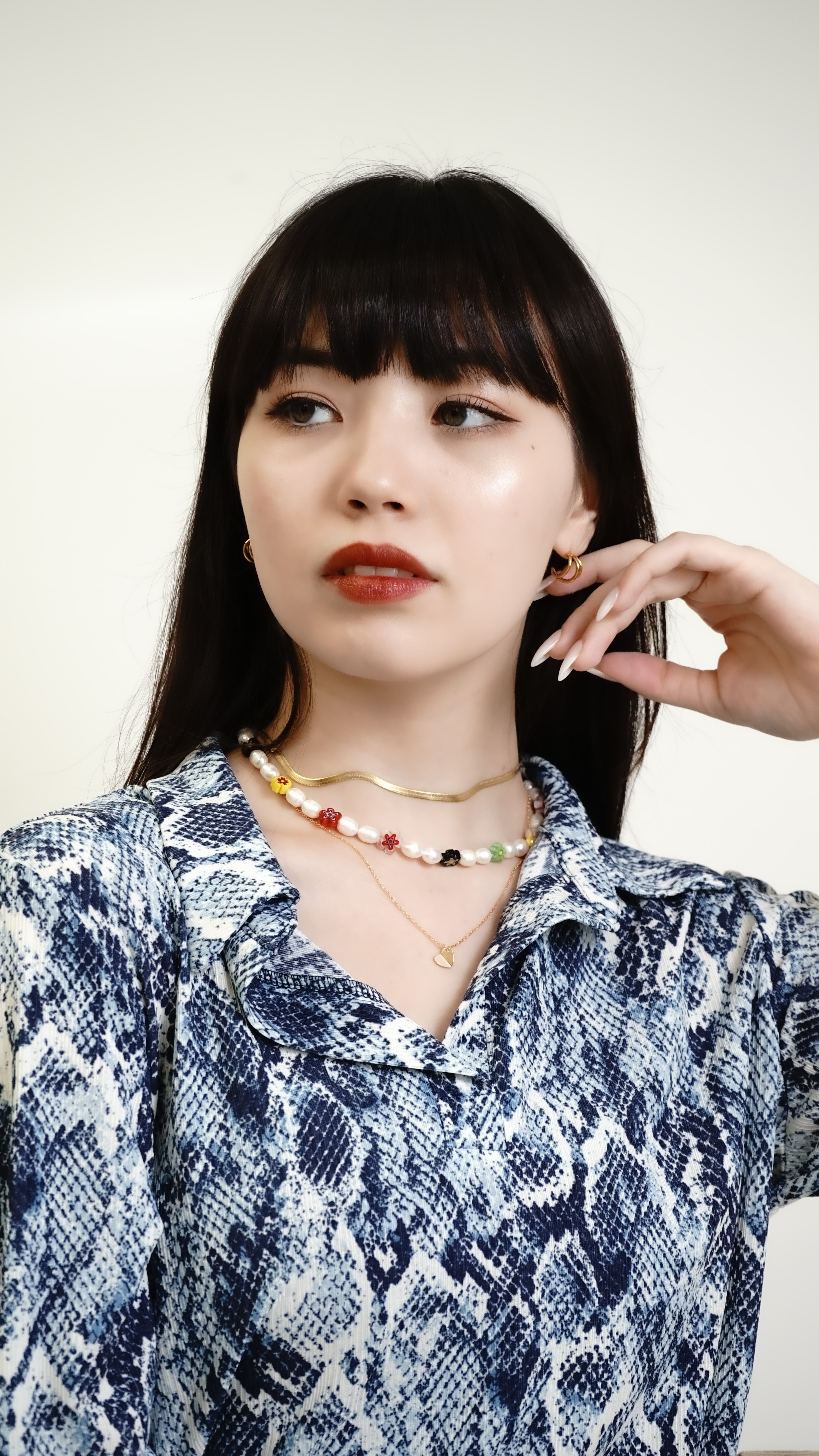 316L Millefiori Perl necklace 2