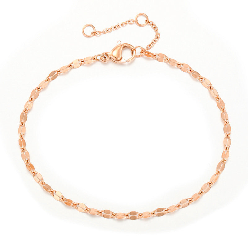 316L Petal Anklet — ディテール | ブレスレット | サージカルステンレス316L | Misy Jewelry