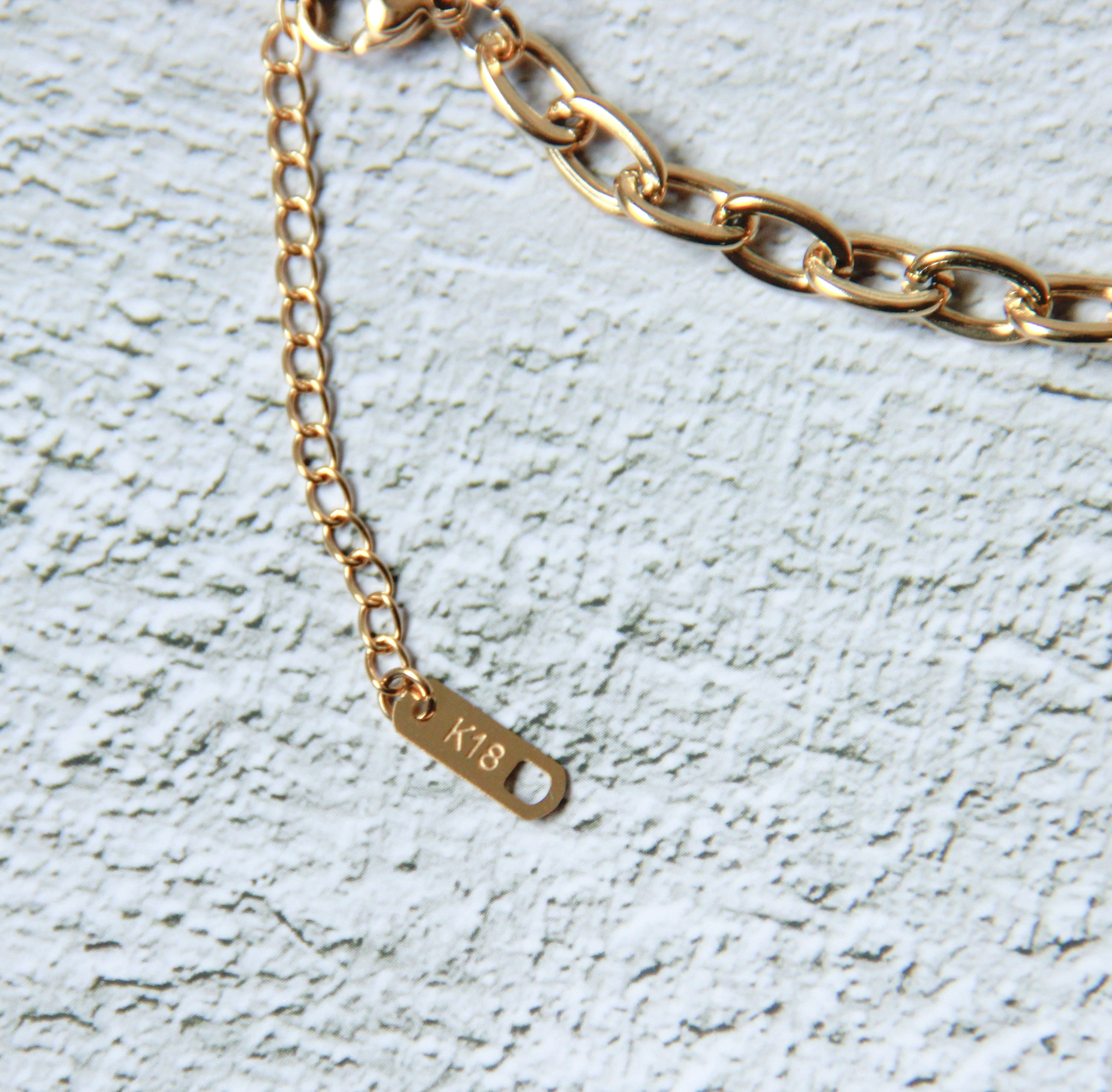 316L  chain necklace k18 詳細画像1｜Misy Jewelry