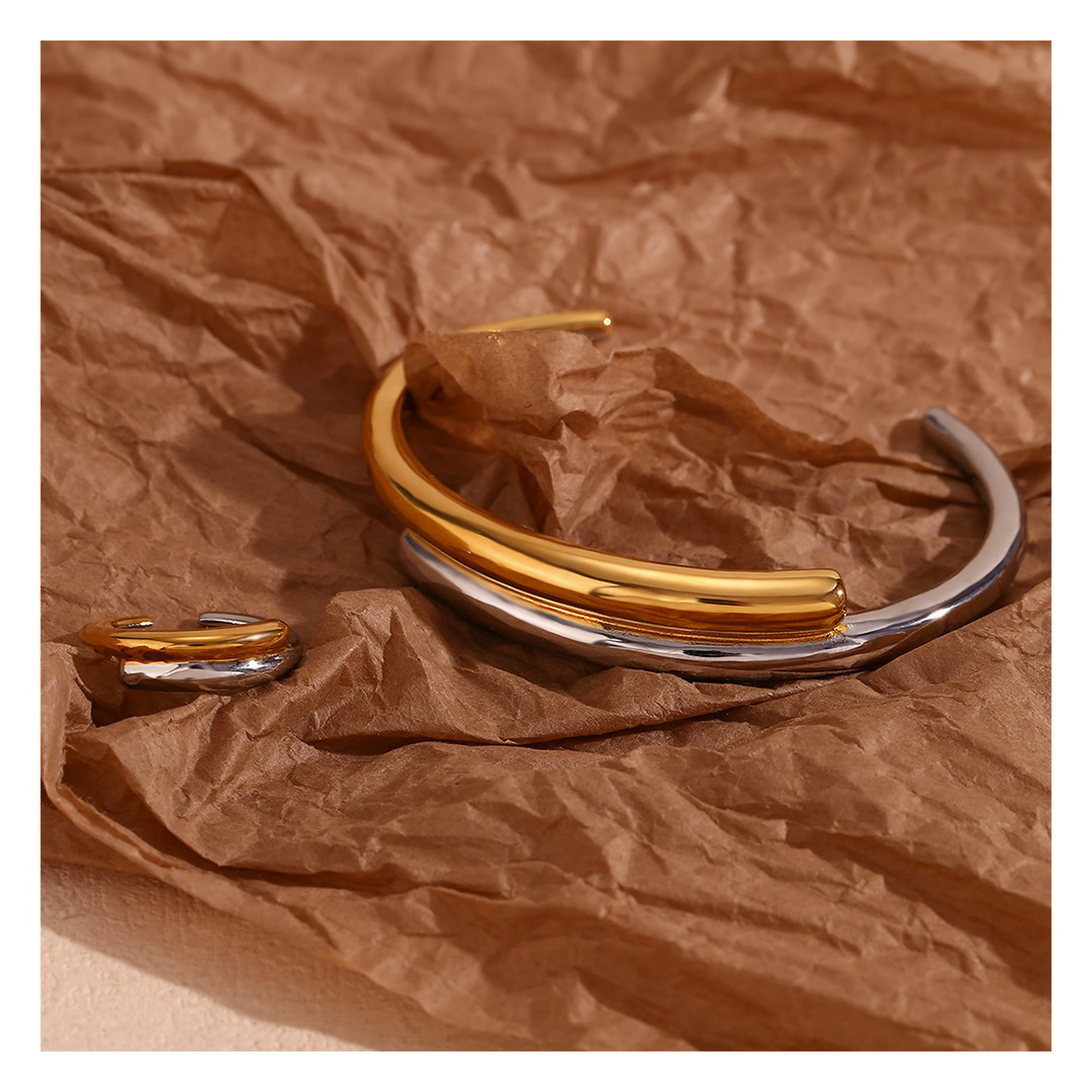 316L Bicolor Cross Ring — ディテール | リング | サージカルステンレス316L | Misy Jewelry