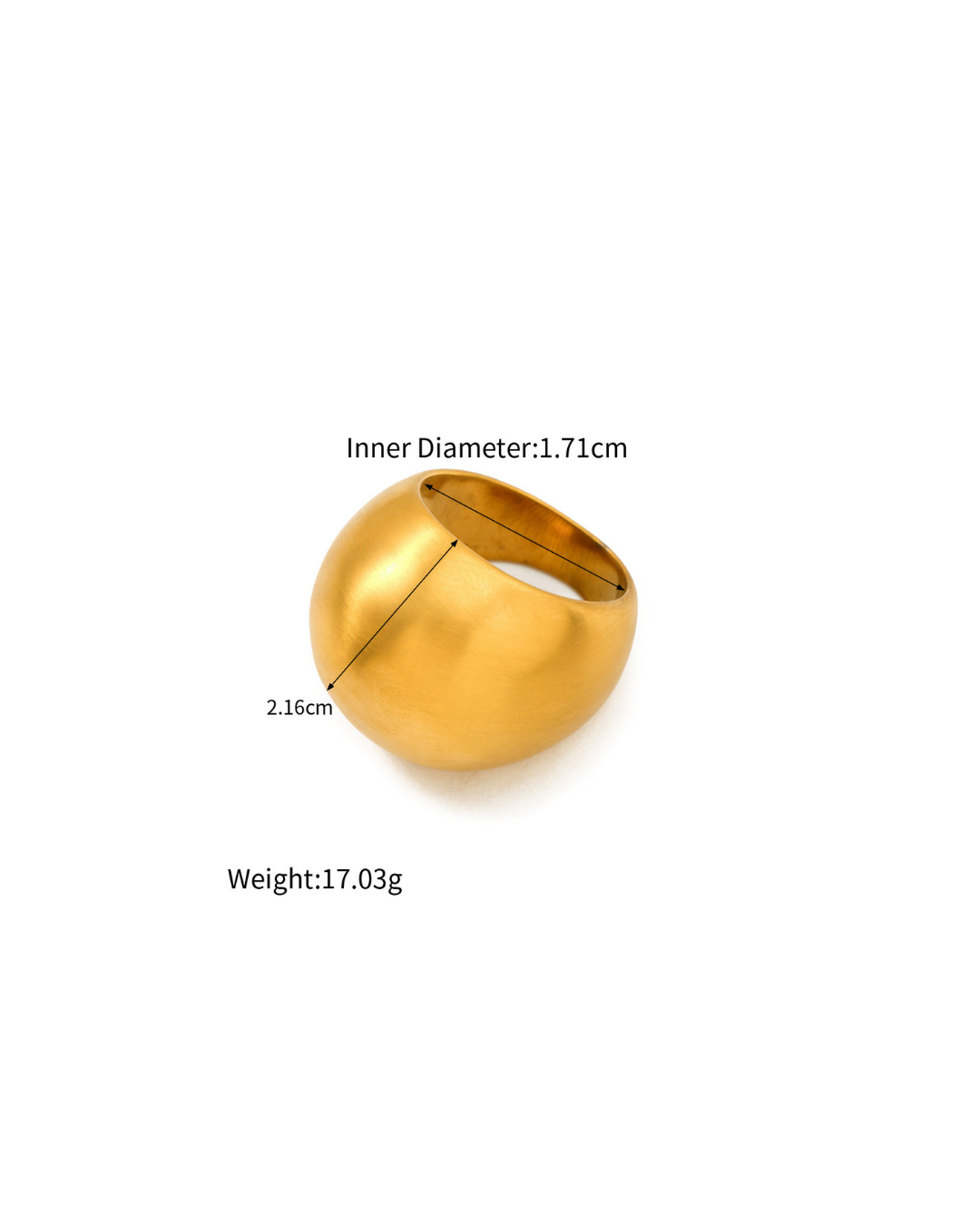 316L Silence Dome Ring — ディテール | リング | サージカルステンレス316L | Misy Jewelry