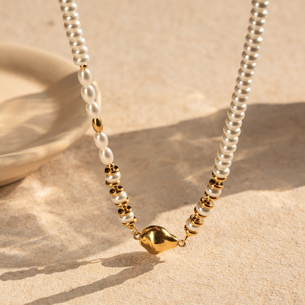 316L Irregular Perl Necklace - ネックレス｜Misy Jewelry