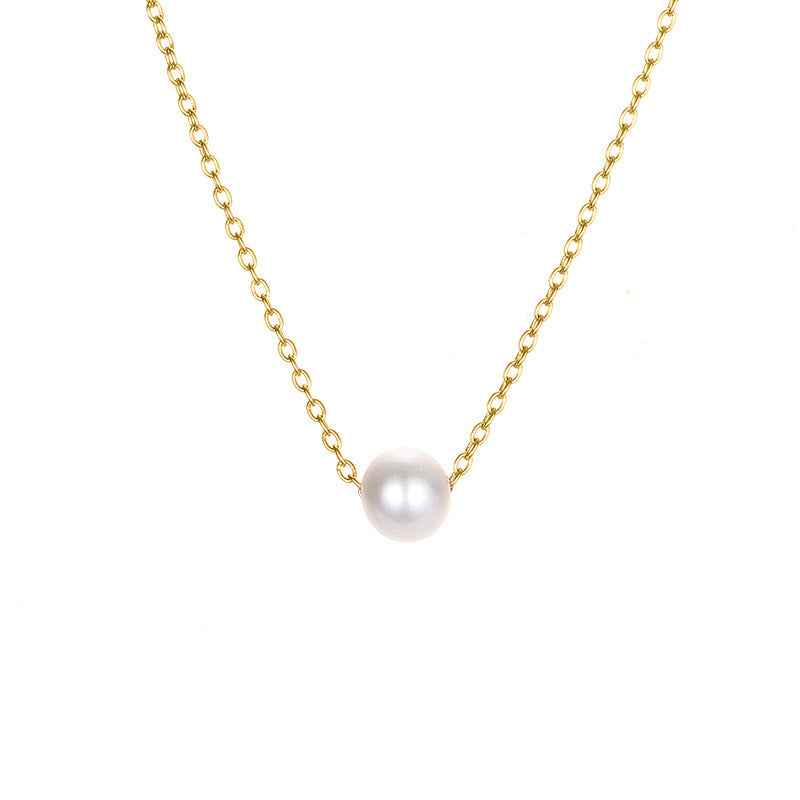 316L Perl Pendant Necklace — ディテール | ネックレス | サージカルステンレス316L | Misy Jewelry