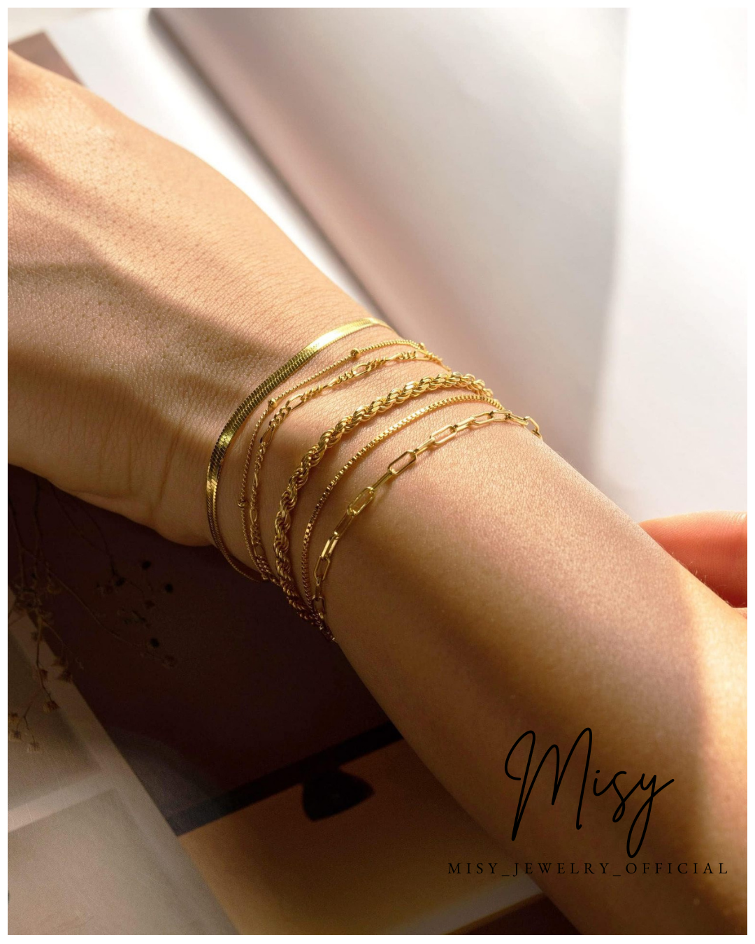 316L Link Chain Bracelet 詳細画像3｜Misy Jewelry