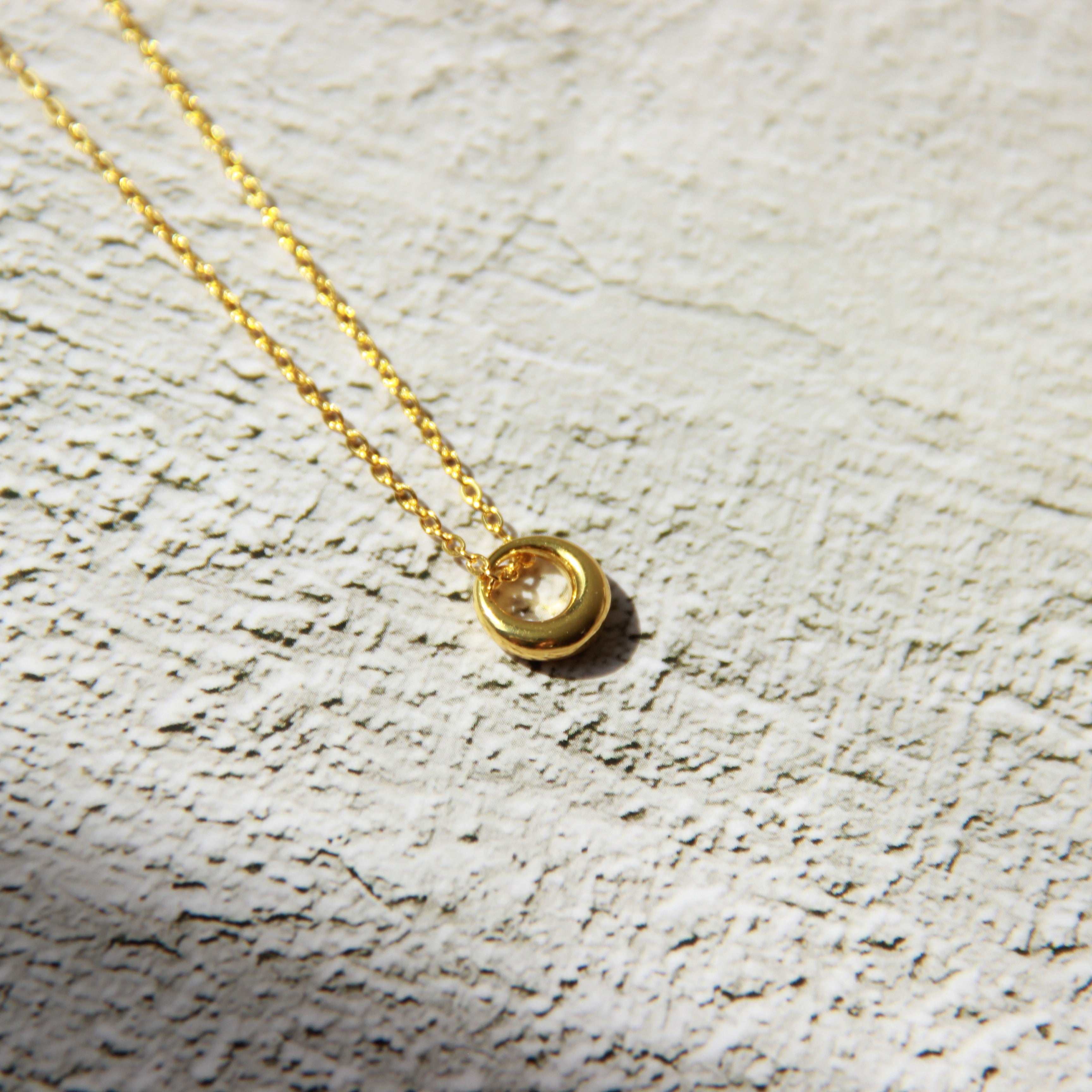 s925 Round circle necklace — ディテール | ネックレス | サージカルステンレス316L | Misy Jewelry