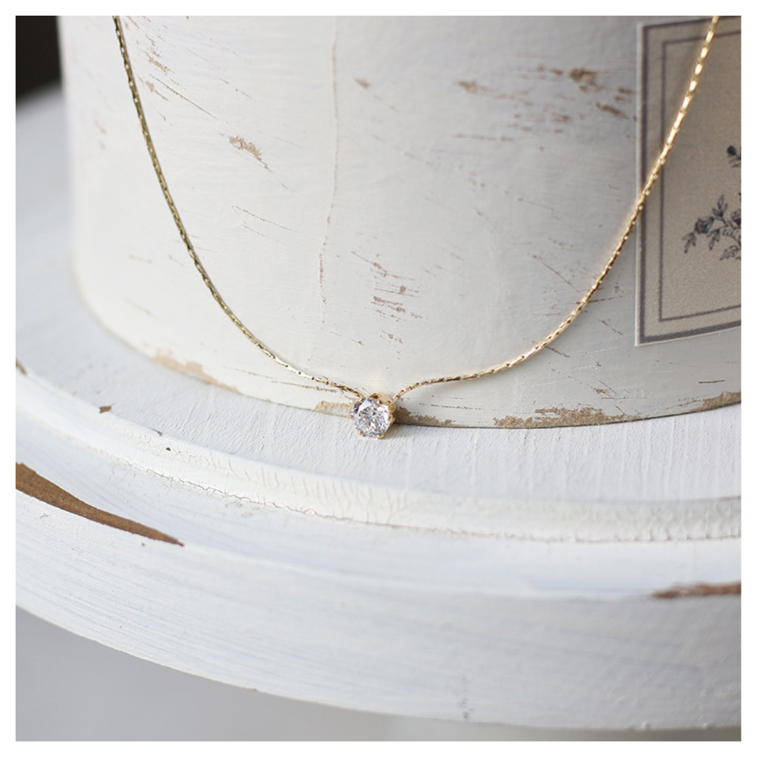 316L Only Zirconia Necklace 詳細画像9｜Misy Jewelry