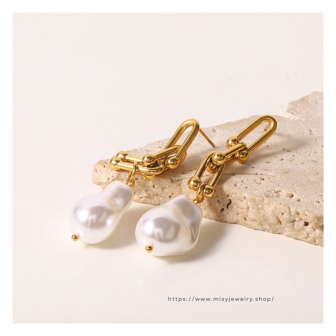 316L U-Perl Pierce — 着用イメージ | リング | サージカルステンレス316L | Misy Jewelry