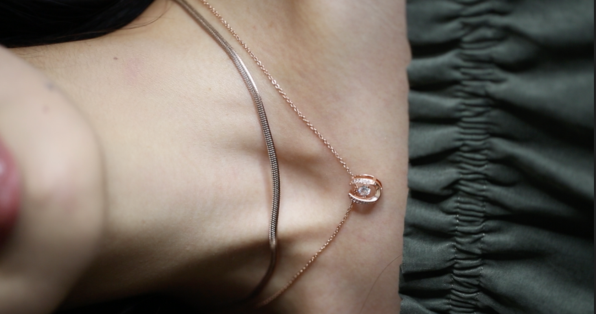 316L Snake choker necklace 3mm — 着用イメージ | ネックレス | サージカルステンレス316L | Misy Jewelry