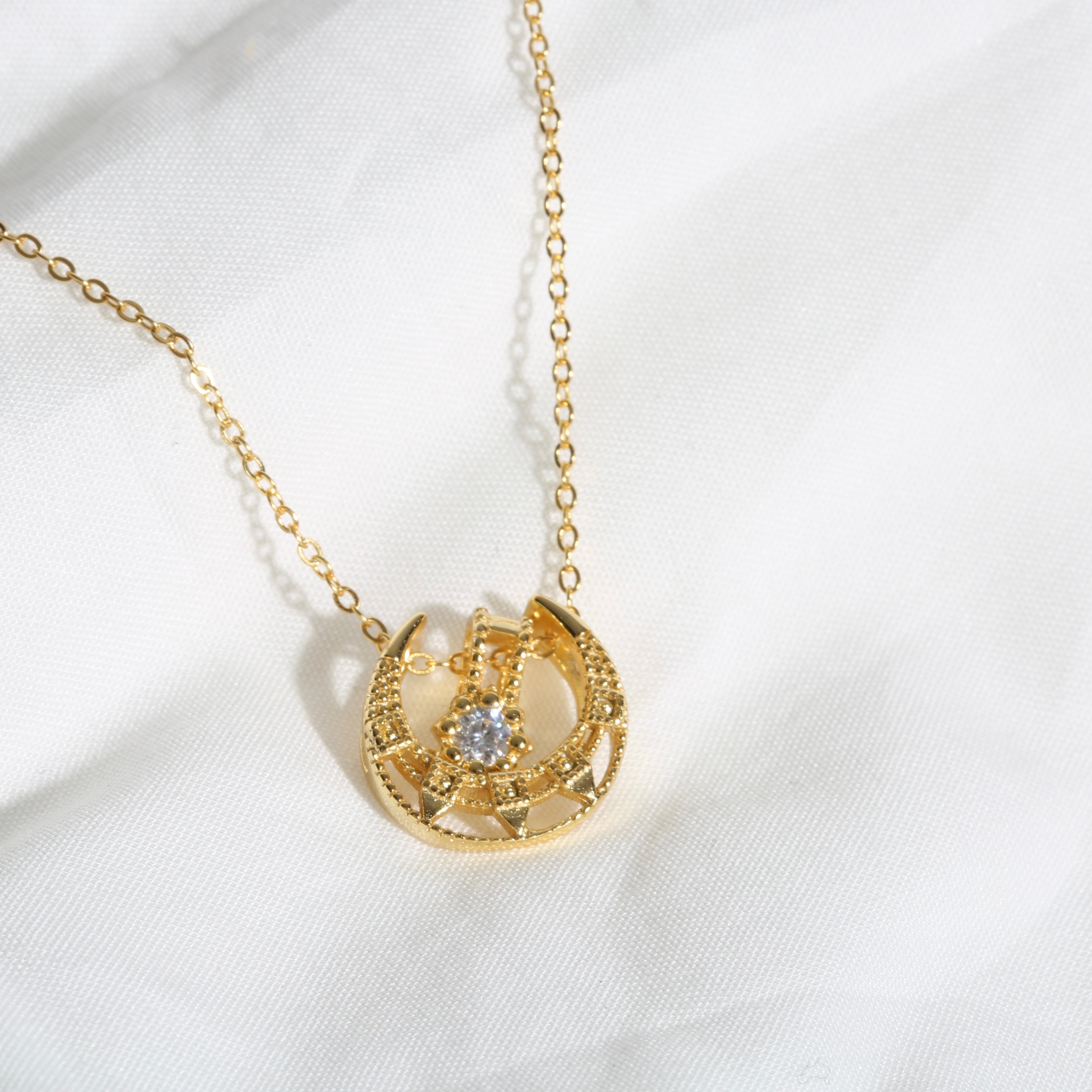 s925 Crescent Moon necklace　 - ネックレス｜Misy Jewelry