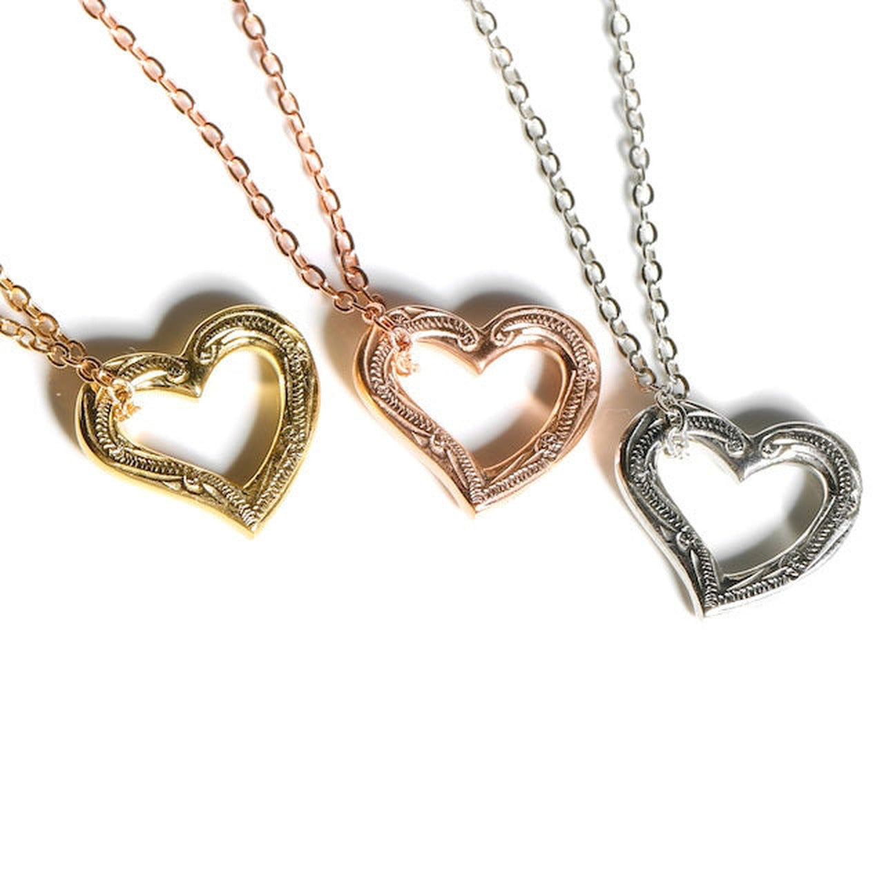 316L Hawaiian Heart Necklace - ネックレス｜Misy Jewelry