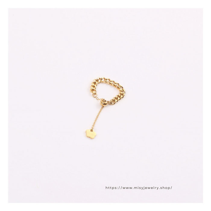 316L Chain Ring Free Size
