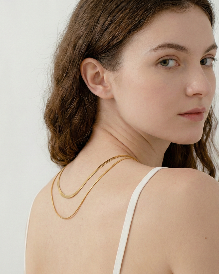 Double Snake Necklace