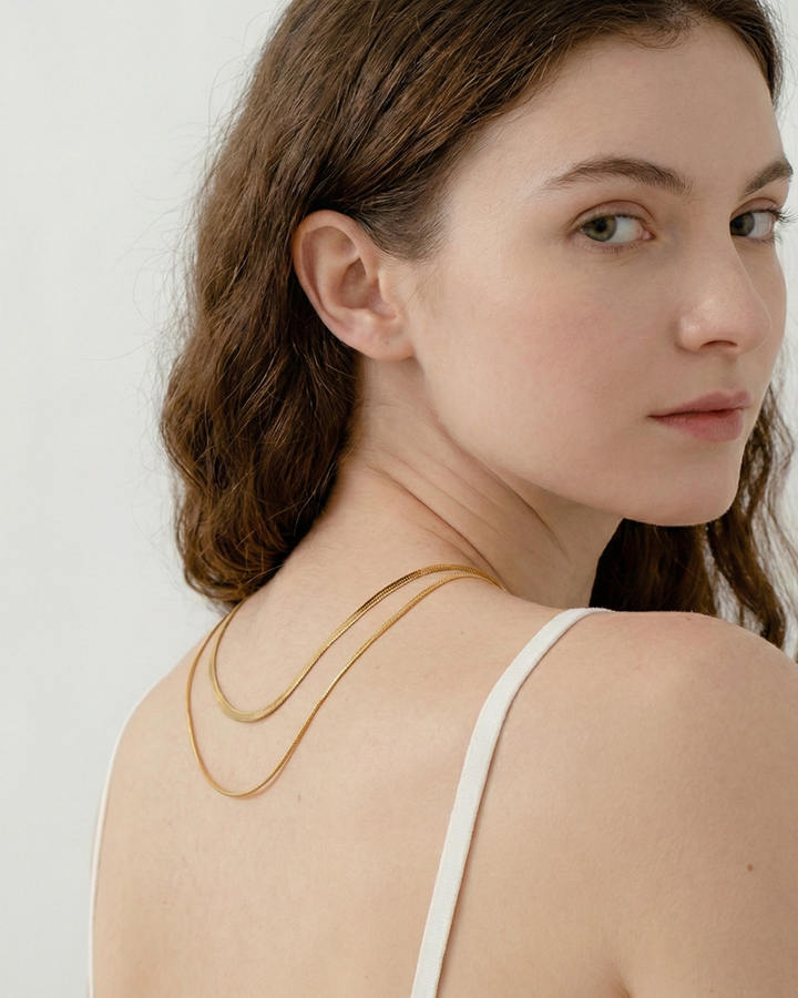 Double Snake Necklace
