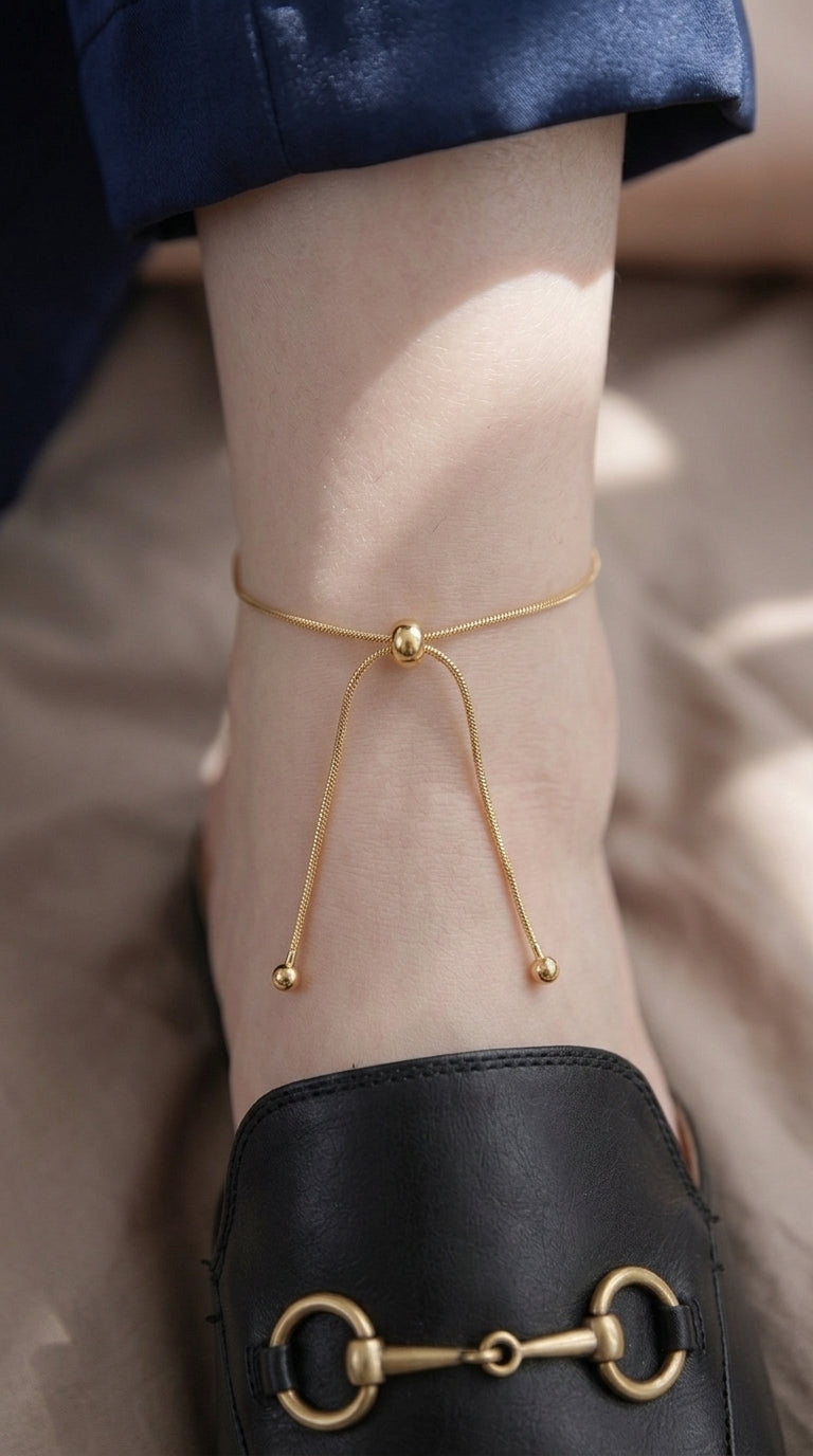 Ribbon Anklet | Misy Jewelry